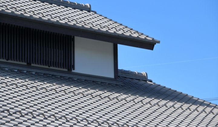 一軒家の屋根